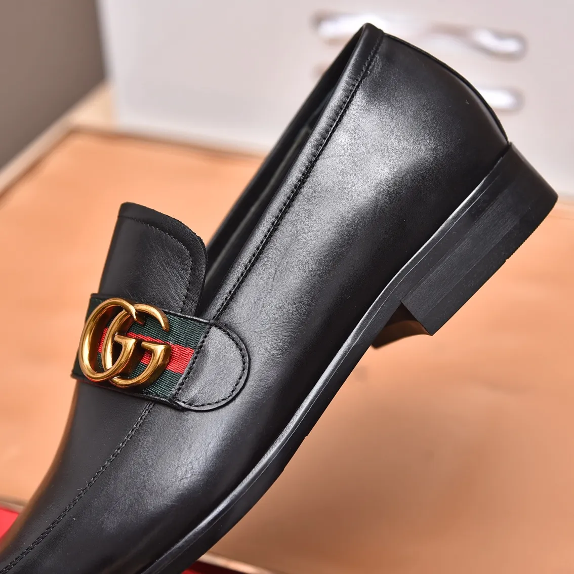 Men's shoes💰540📛📛Original (water-dyed cowhide) Gucci GUCCI official website formal shoes🌀 Italian🇮🇹imported cowhide➕top imported water-dyed cowhide lining💋Finely handmade original bottom, the real thing looks better when photographed in person Standard size 38-44